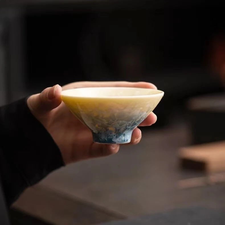 特色陶瓷家用家用斗笠杯