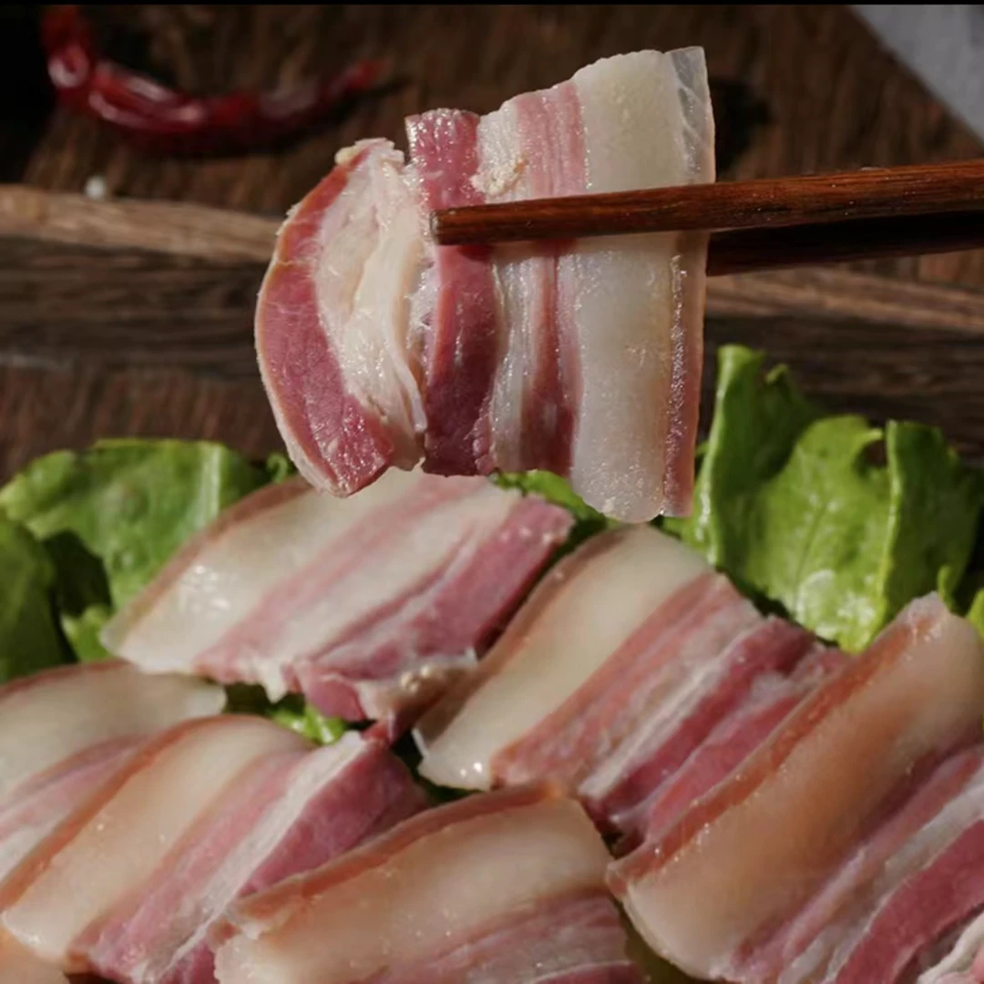 【宣威农家腊五花散装称重】