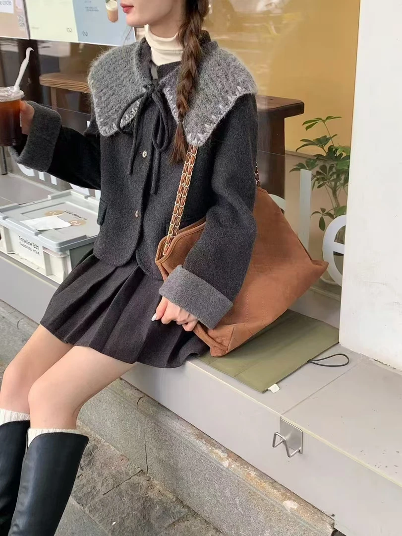 fanteyi/范特依653/656秋冬轻奢简约设计时尚气质百搭外套女4773