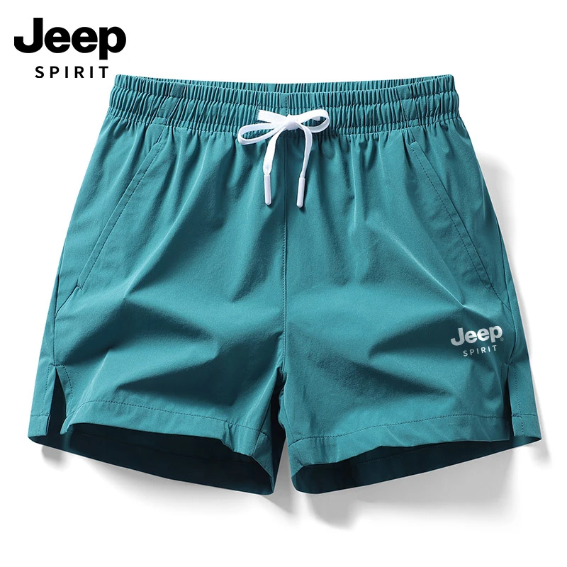 JEEPSPIRIT冰丝运动短裤男夏裤男士三分裤跑步训练速干中裤616