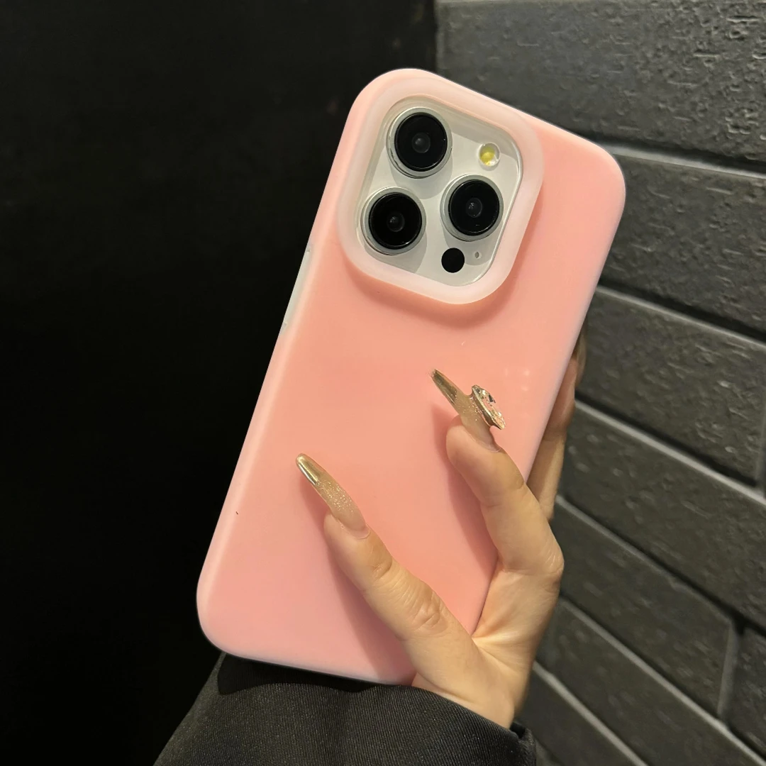 小清新果冻液态硅胶适用iphone15promax手机壳苹果14pro/13全包12