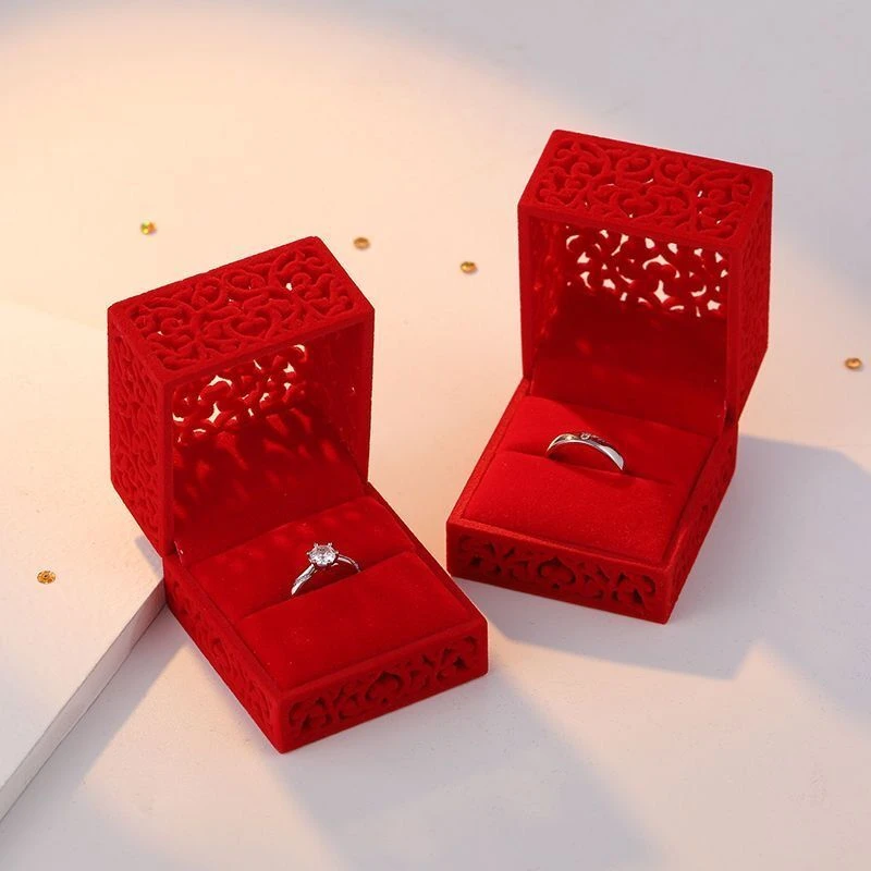 合金戒指 仿真钻戒结婚戒指ins高颜值经典仿真简约韩版百搭婚戒