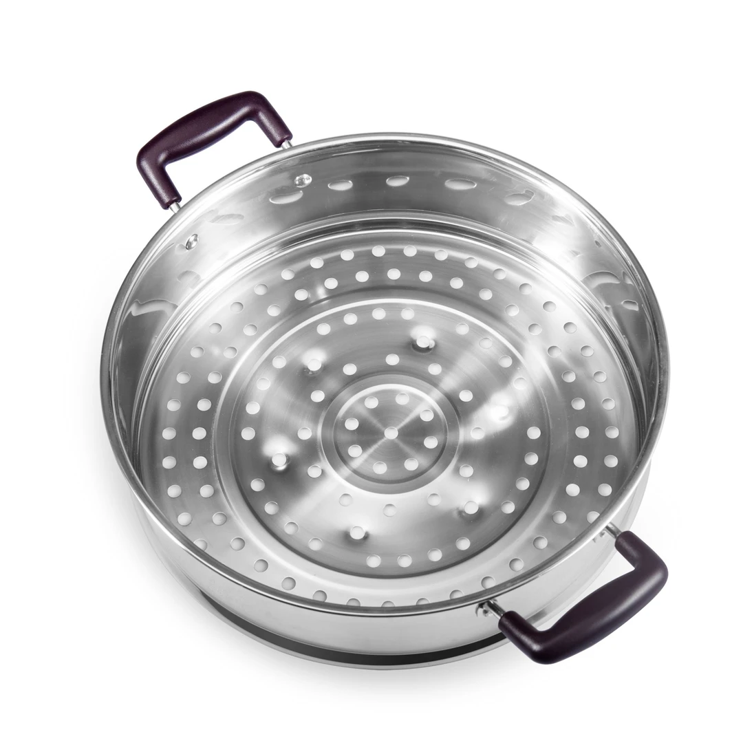 不锈钢家用万能蒸笼蒸格篦子蒸锅蒸架通用多功能加高加厚商用宿舍