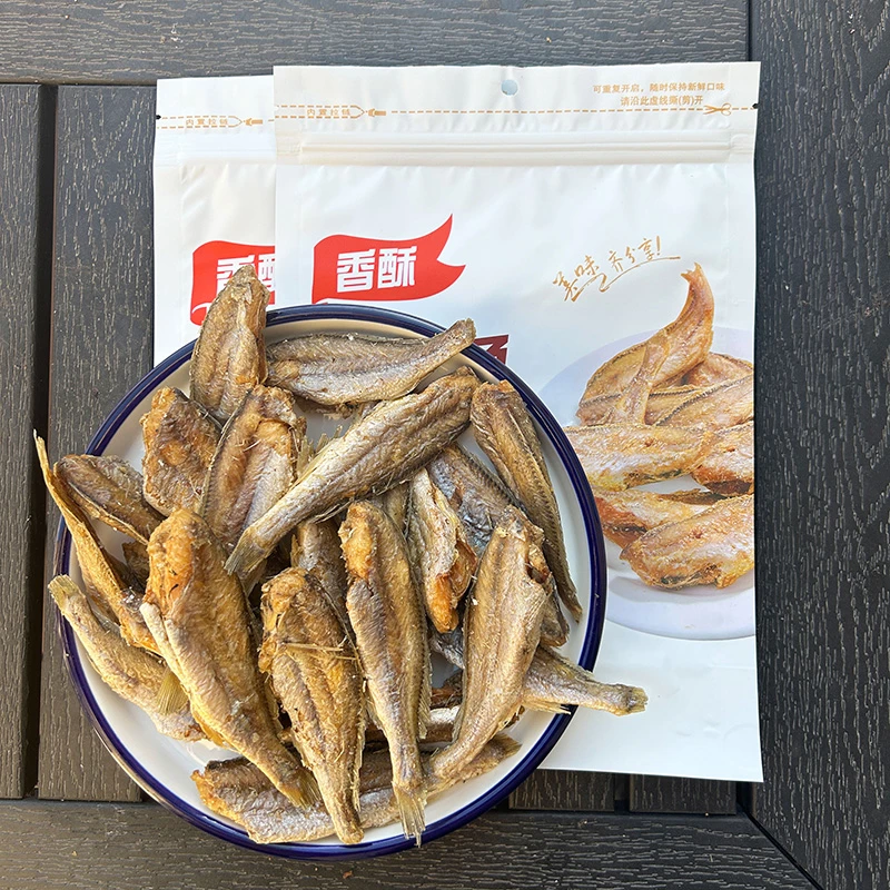 香酥小黄鱼150g/袋山东特产海味即食香酥小鱼干仔休闲零食