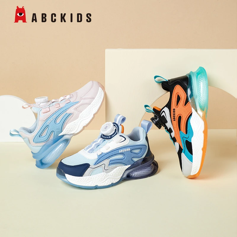 Abckids童鞋2025秋季新款透气网鞋儿童运动鞋跑步鞋网面2软底时尚