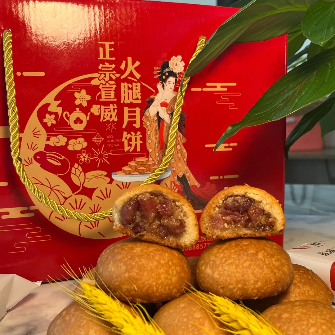 WUHUNFEI/吴慧妃合家欢礼盒宣威火腿小月饼(48枚)