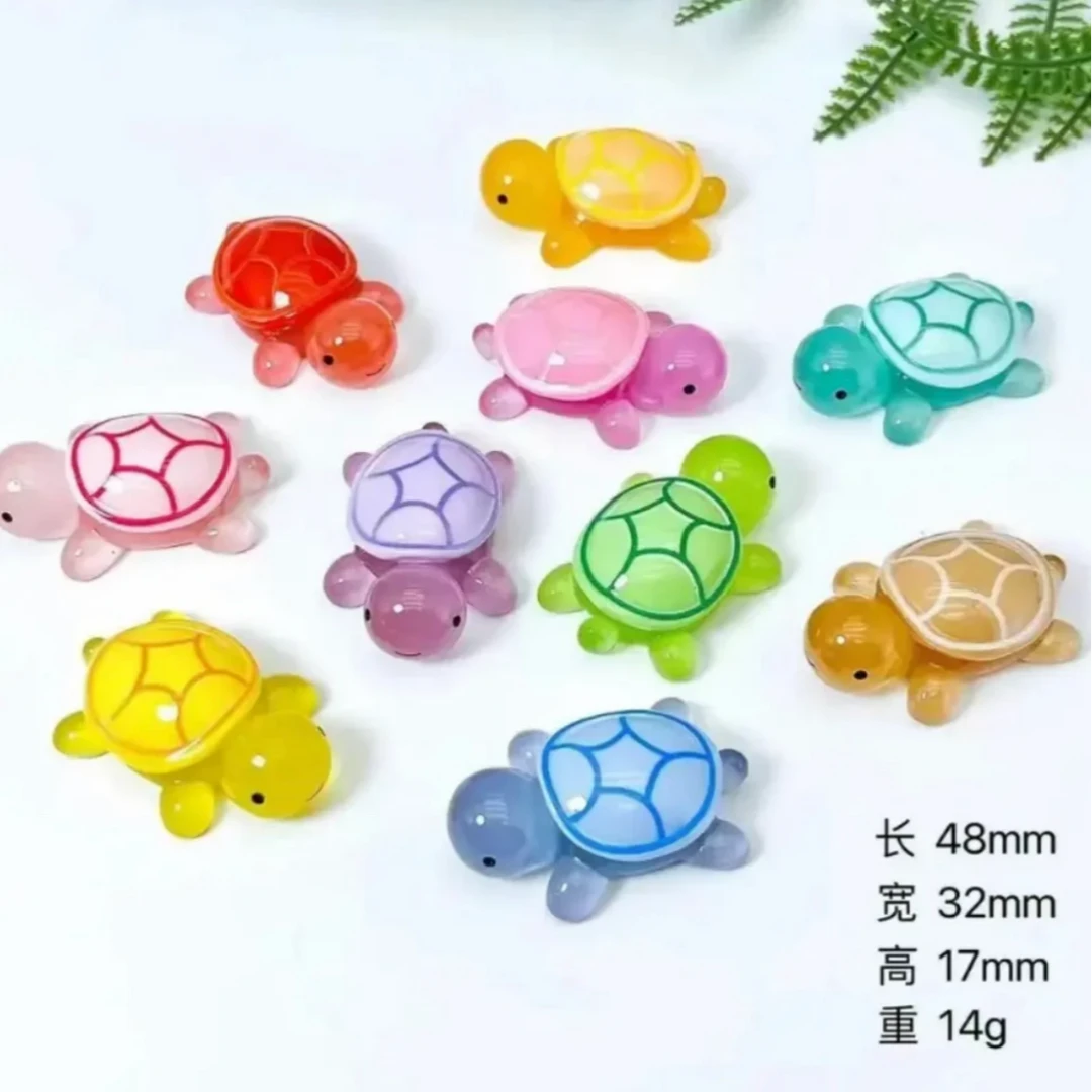 《直播拆》夜光大乌龟树脂手工diy摆件纯手工制作大海龟