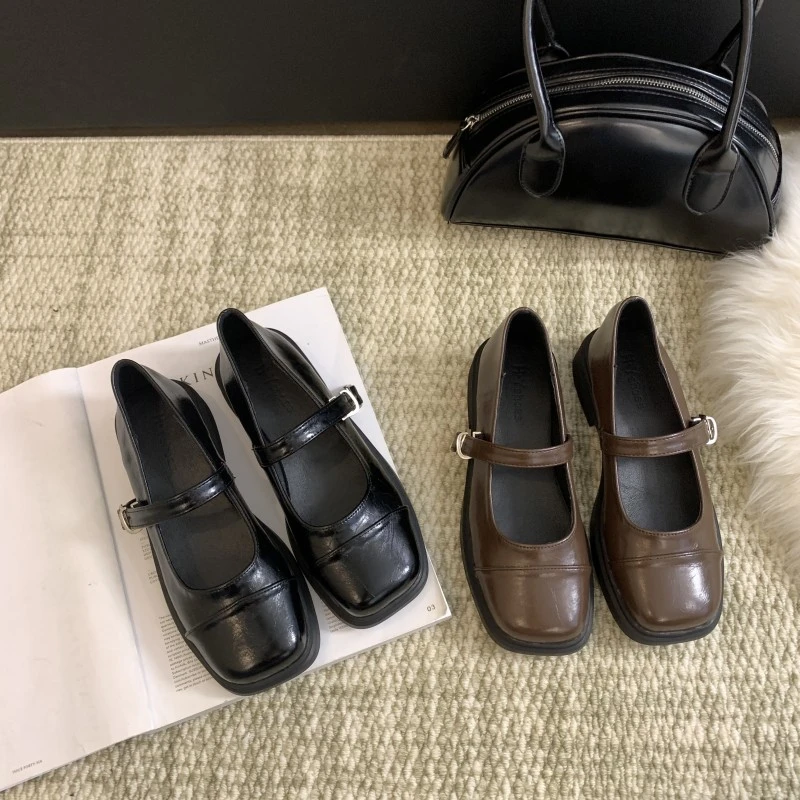 厚底复古春秋款玛丽珍单鞋女鞋子2024爆款超软外穿英伦风JK小皮鞋