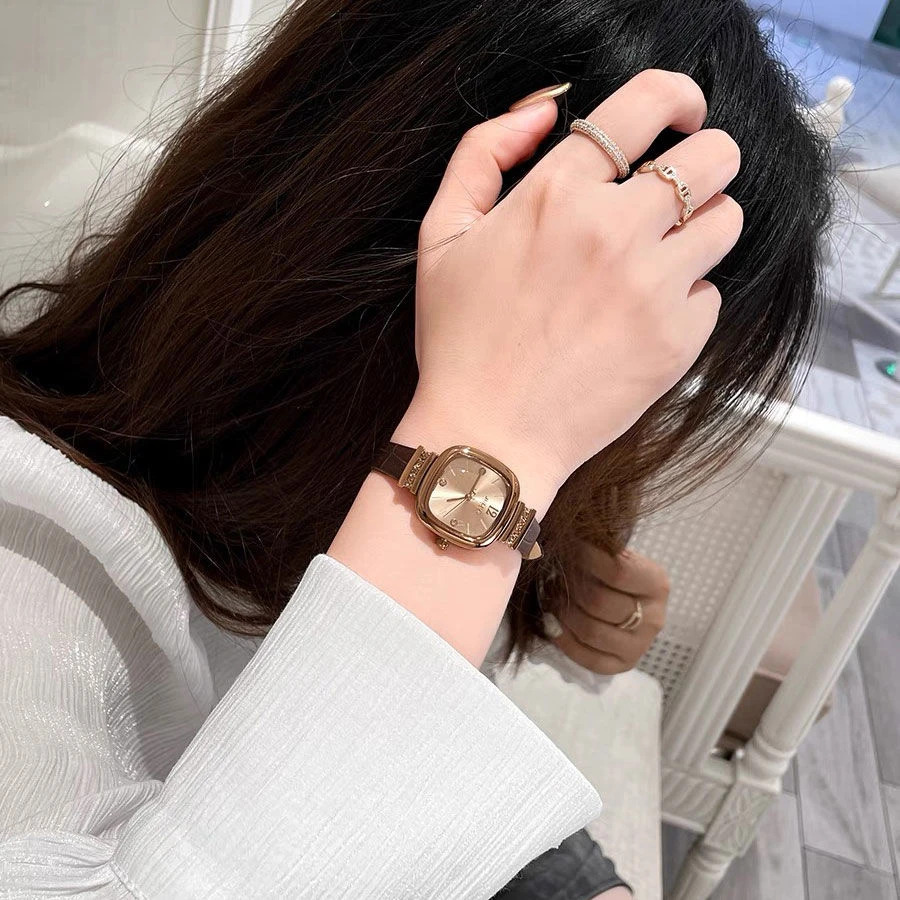 BDH时尚精致潮流复古气质女士方形小方糖腕表女表