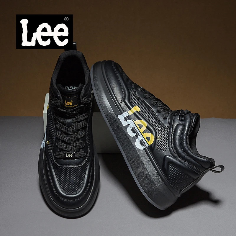 Lee板鞋高帮鞋男网红男士休闲鞋百搭鞋子男款潮夏季新款2025爆款