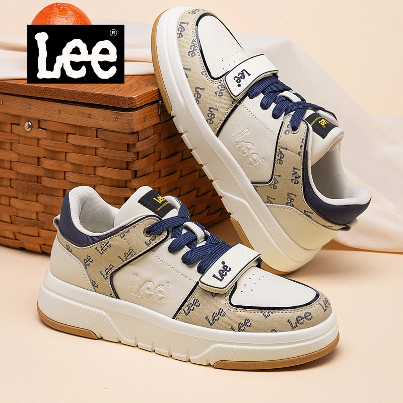 Lee板鞋男2025爆款夏季透气男士休闲鞋百搭男鞋开车男式潮鞋男款