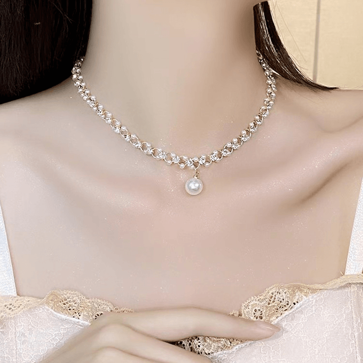 铜合金项链 x347法式