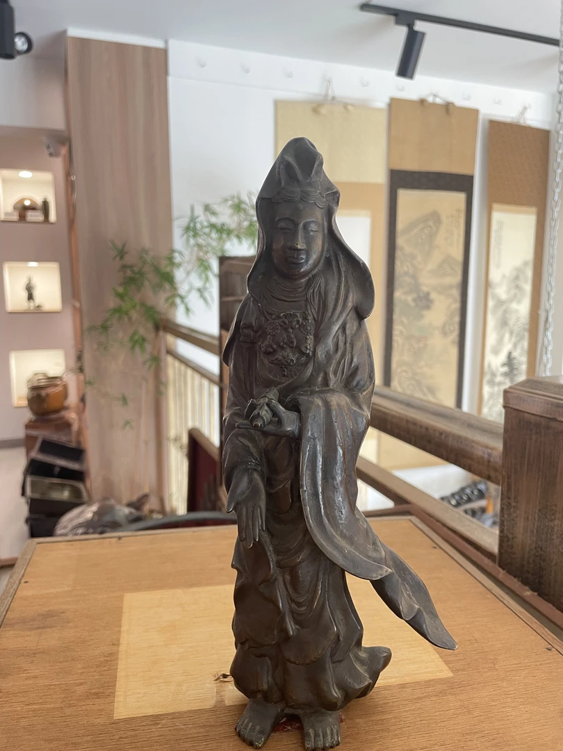 经书观音 铜器 摆件