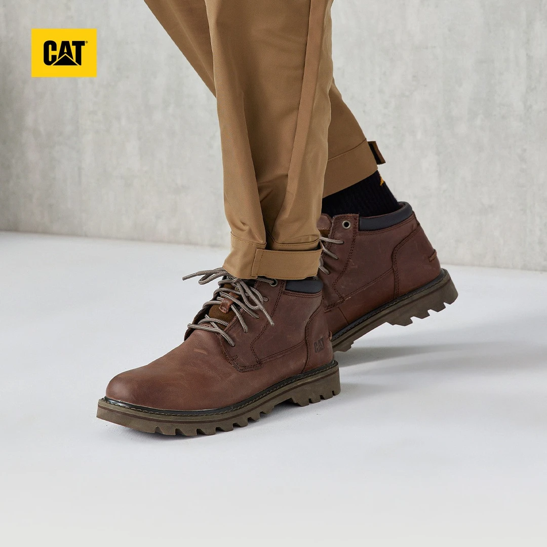 【商场同款】卡特工装靴皮鞋男年春夏户外中帮P721555L1BDC28