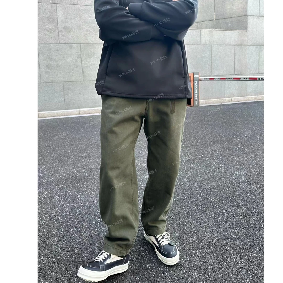 【秋冬加绒加厚】高街美式直筒微锥工装裤男士阔腿裤百搭宽松休闲裤