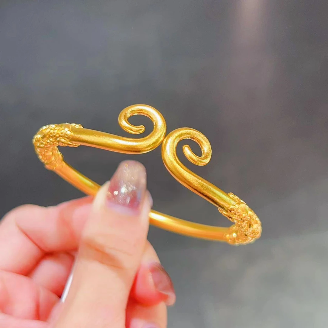 【新美源】足金999 古法工艺 精美 紧箍圈手镯