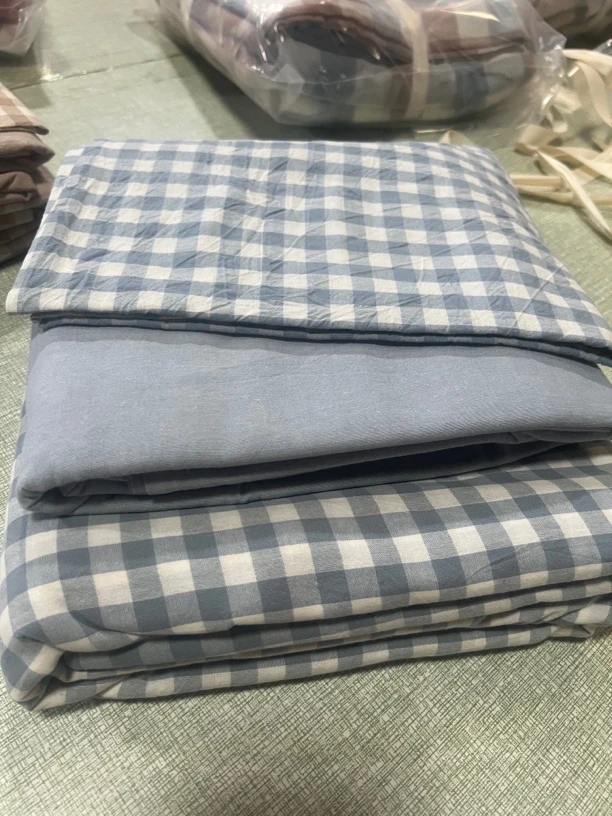 全棉水洗棉套件三件套四件套