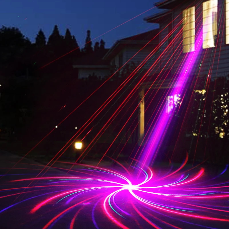 室外彩灯镭射灯户外氛围灯广场跳舞蹦迪灯公园景区庭院园林装饰灯