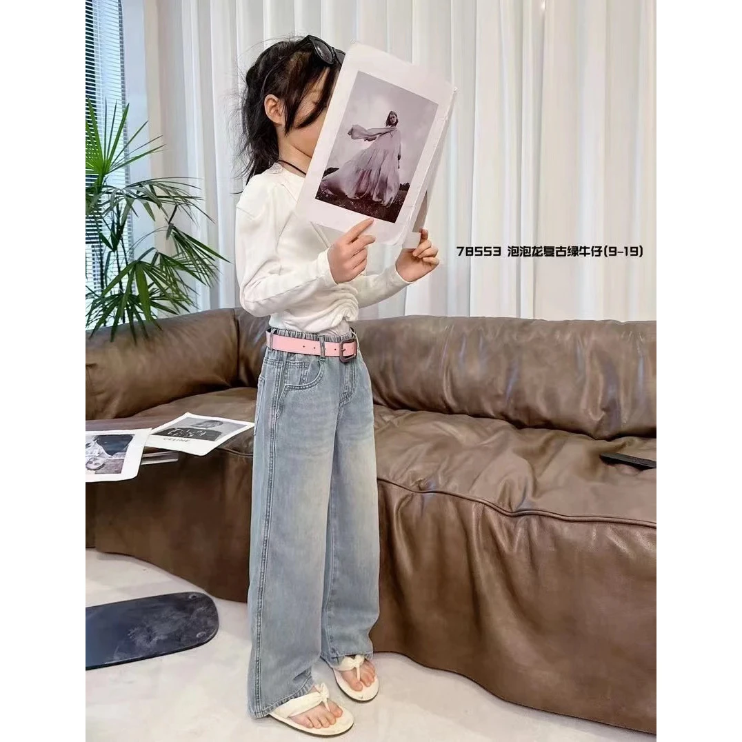 78553高端童装时尚百搭休闲牛仔裤C14-4-2