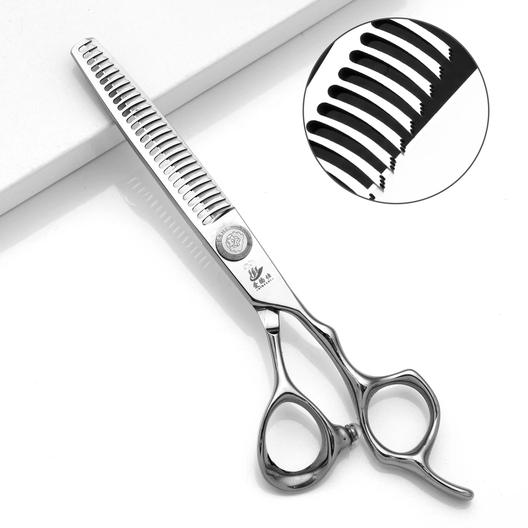 6.3寸鹿角牙剪大去发量毛寸打薄剪