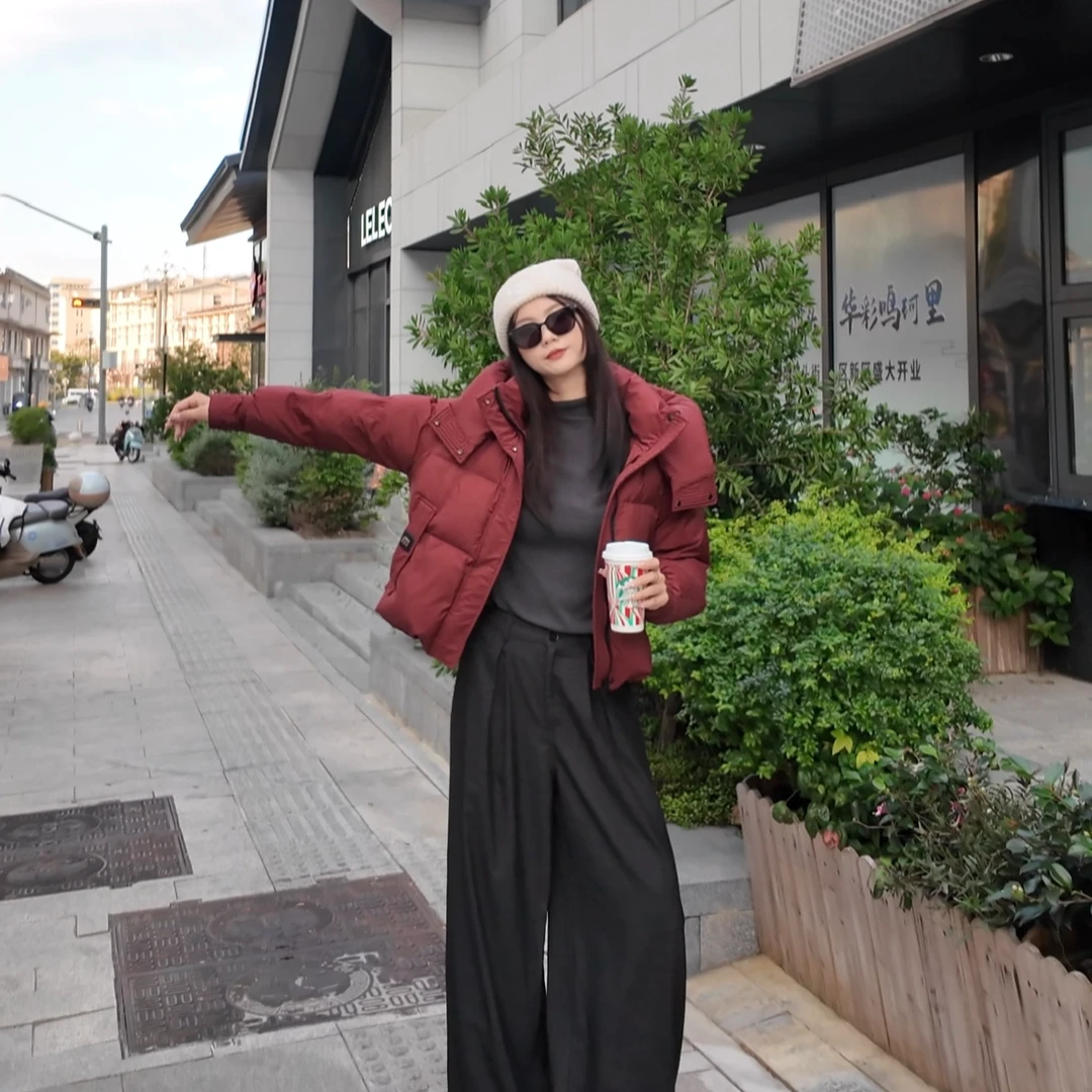 【zonefive】M款面包服韩版羽绒服泡芙款