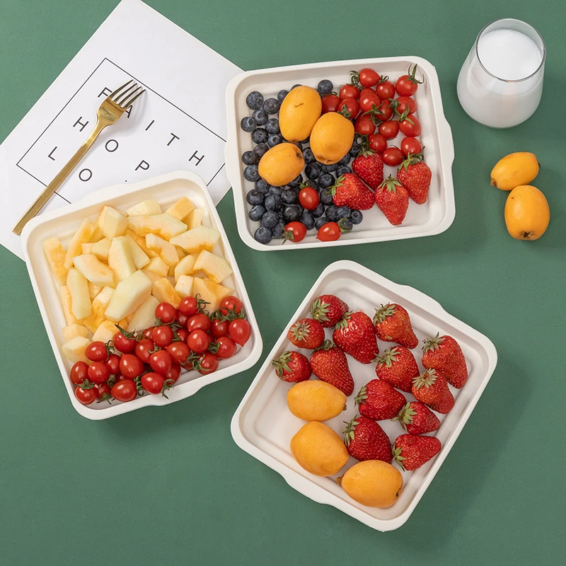 【3个装】加大加厚高级家用创意长方形果盘果篮餐盘网红水果盘菜盘