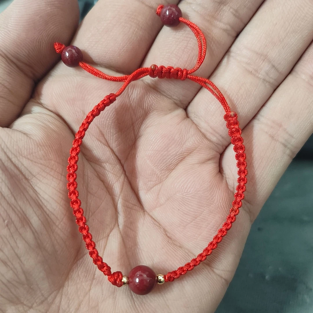 瑞思祥 【高含量紫金砂】天然中国风编织简约手绳