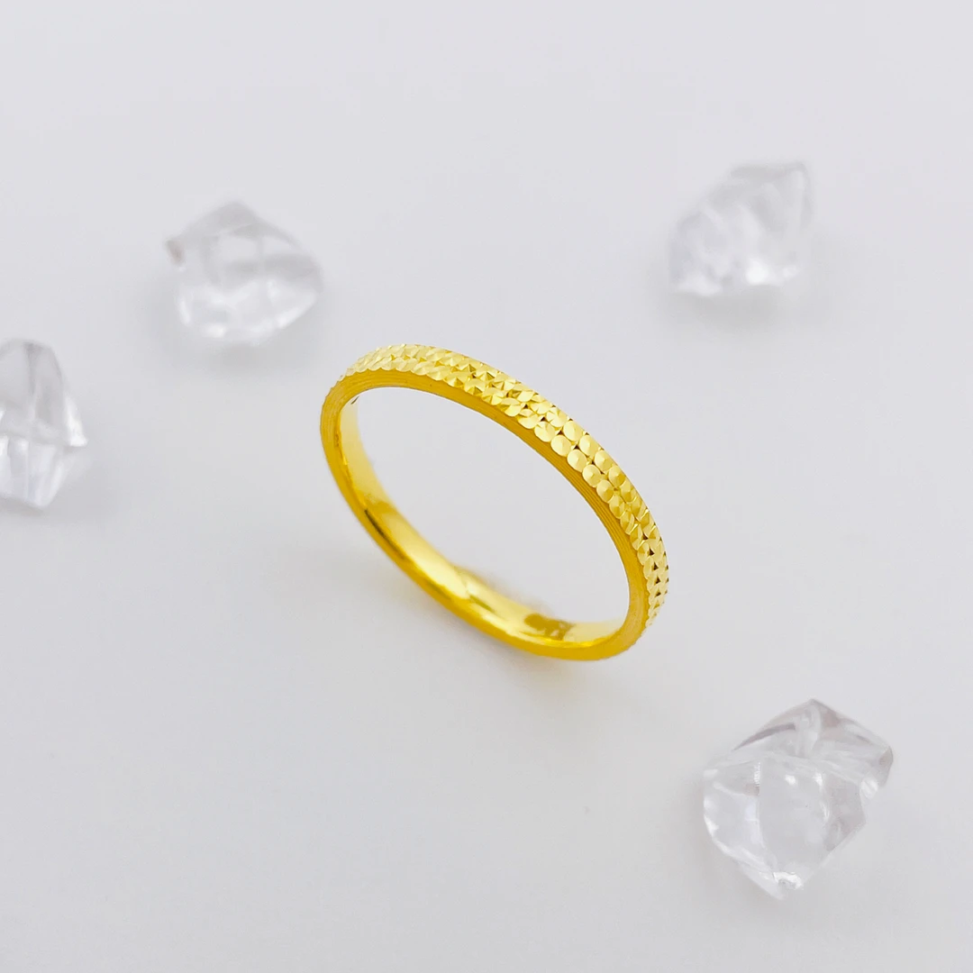 【优加】足金999 波点戒指 1.14 20圈口