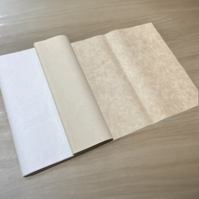 半生半熟仿古冰裂做旧宣纸毛笔字书法作品纸宣纸书法国画专用纸