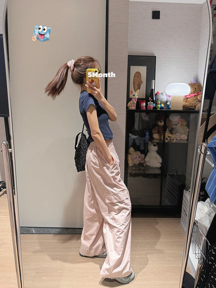 夏日么么茶】水洗棉料（不缩水）工装裤H31