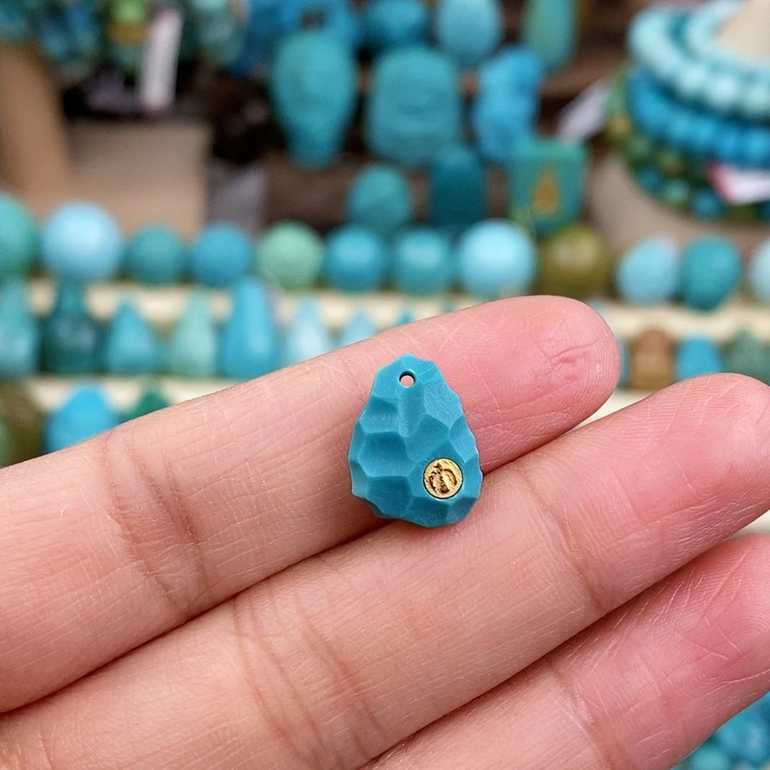 绿松石珠宝奇石未镶嵌