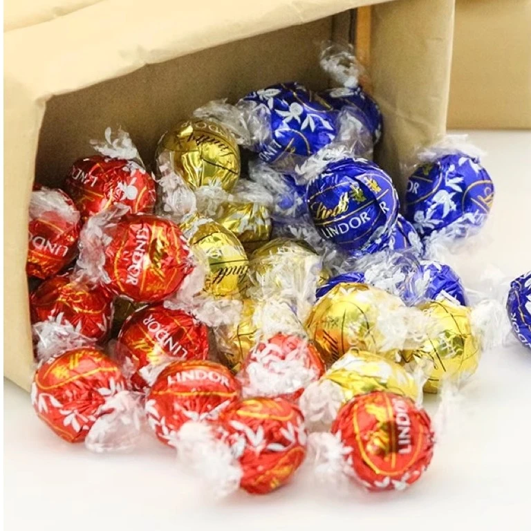 【扶摇新粉专属lindt瑞士莲新货】软心巧克力球进口黑巧散装