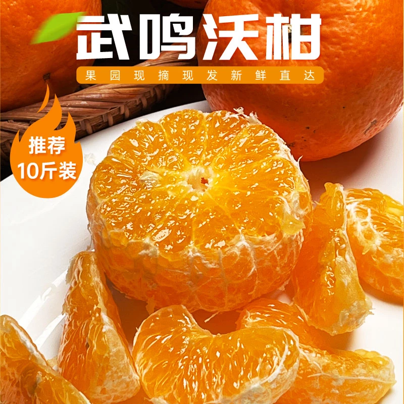 正宗武鸣沃柑优质品质柑橘橙红新鲜采摘晚熟10斤装大果包邮发货