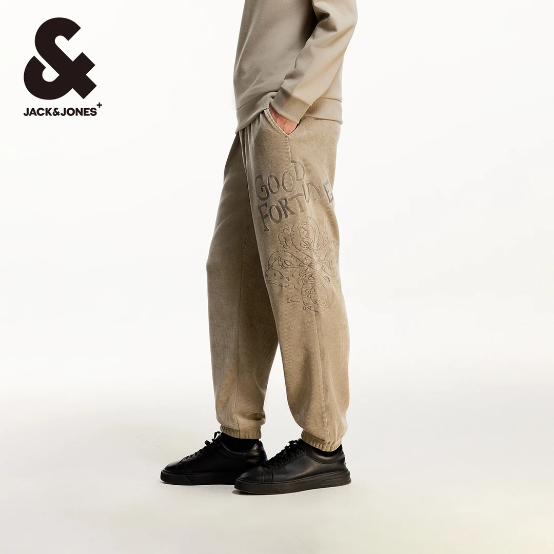 【商场同款】杰克琼斯秋季新款卫裤男CNY联名本命年合体束脚男装
