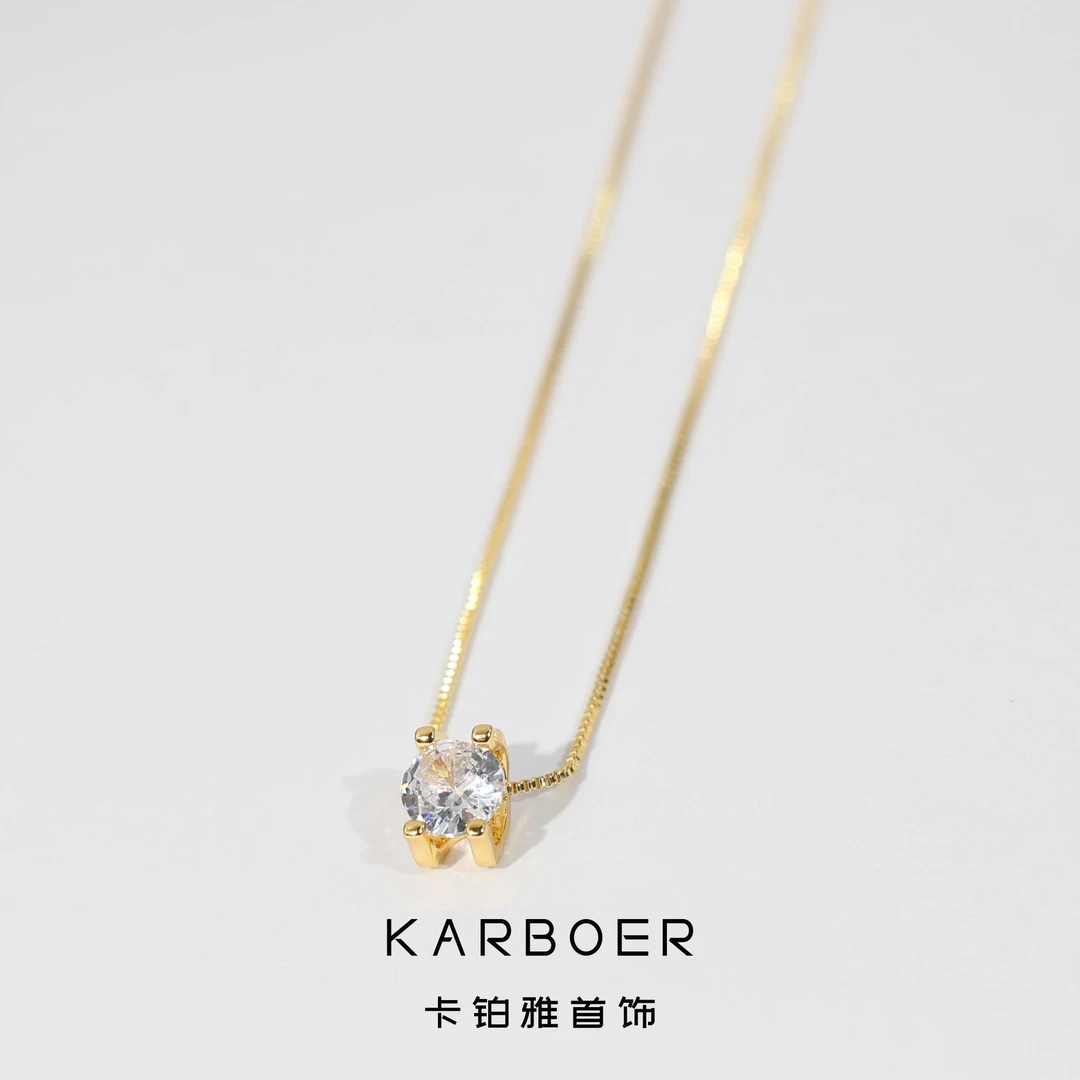 铜合金项链 小众轻奢气质百搭高级感时尚项链 7599