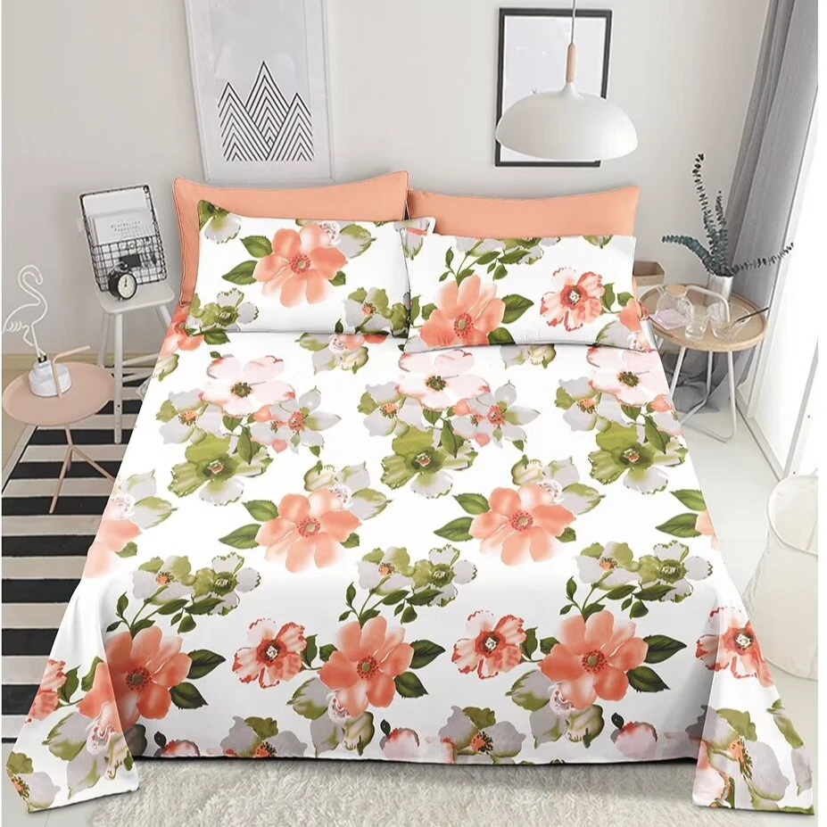 粉色淡雅床单2.5米×2.4米淡雅床单