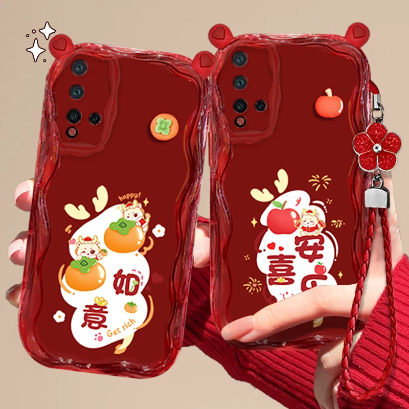 适用于【华为】Nova5/Pro平安喜乐新年款女款防摔手机壳