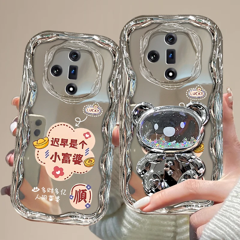 适用于【OPPO】FINDX7迟早是富婆支架简约时尚女款全包手机壳