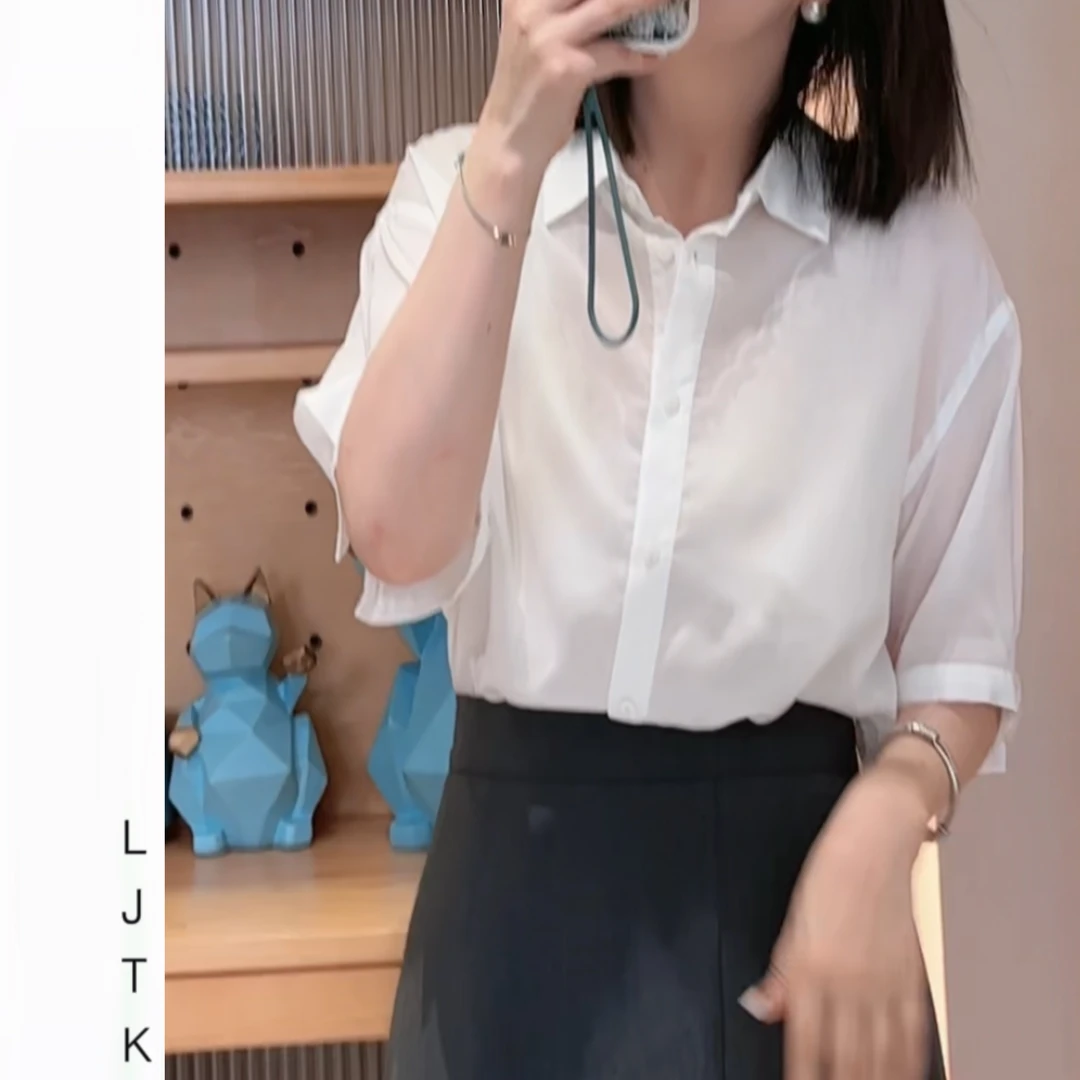 【福利款】岁月有香——【静姐私橱】高级定制款凉感中袖衬衫