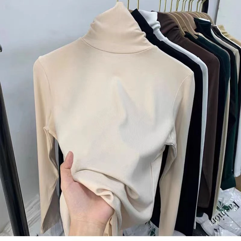 Y291新款长袖打底气质简约时尚舒适保暖亲肤