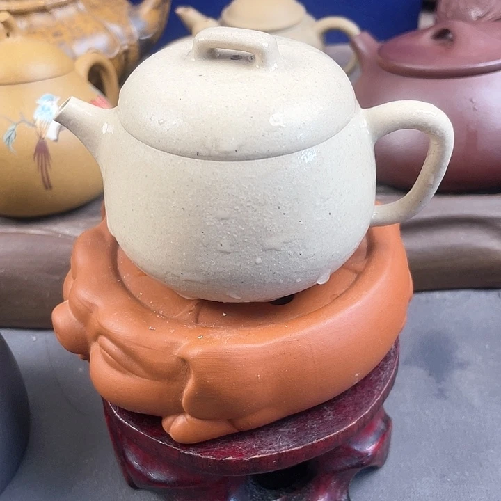 紫砂茶壶宜兴紫砂半手工一个处理