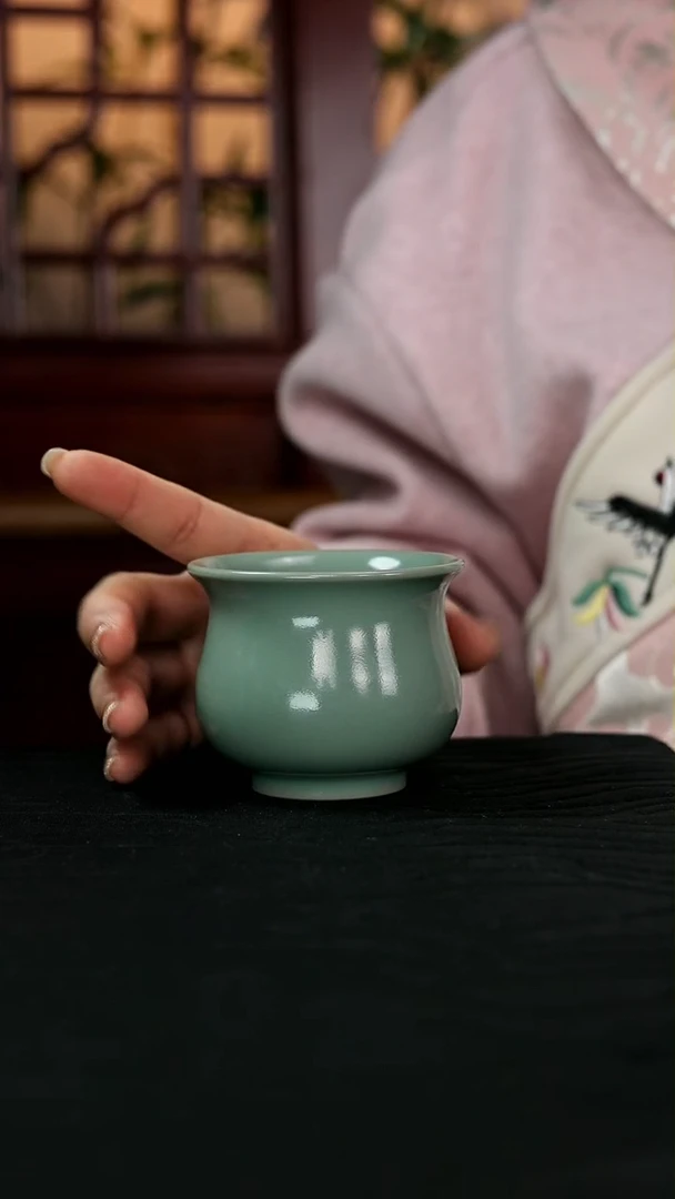 【闪购商品】瓷杯精工手作 #1300玉兰杯