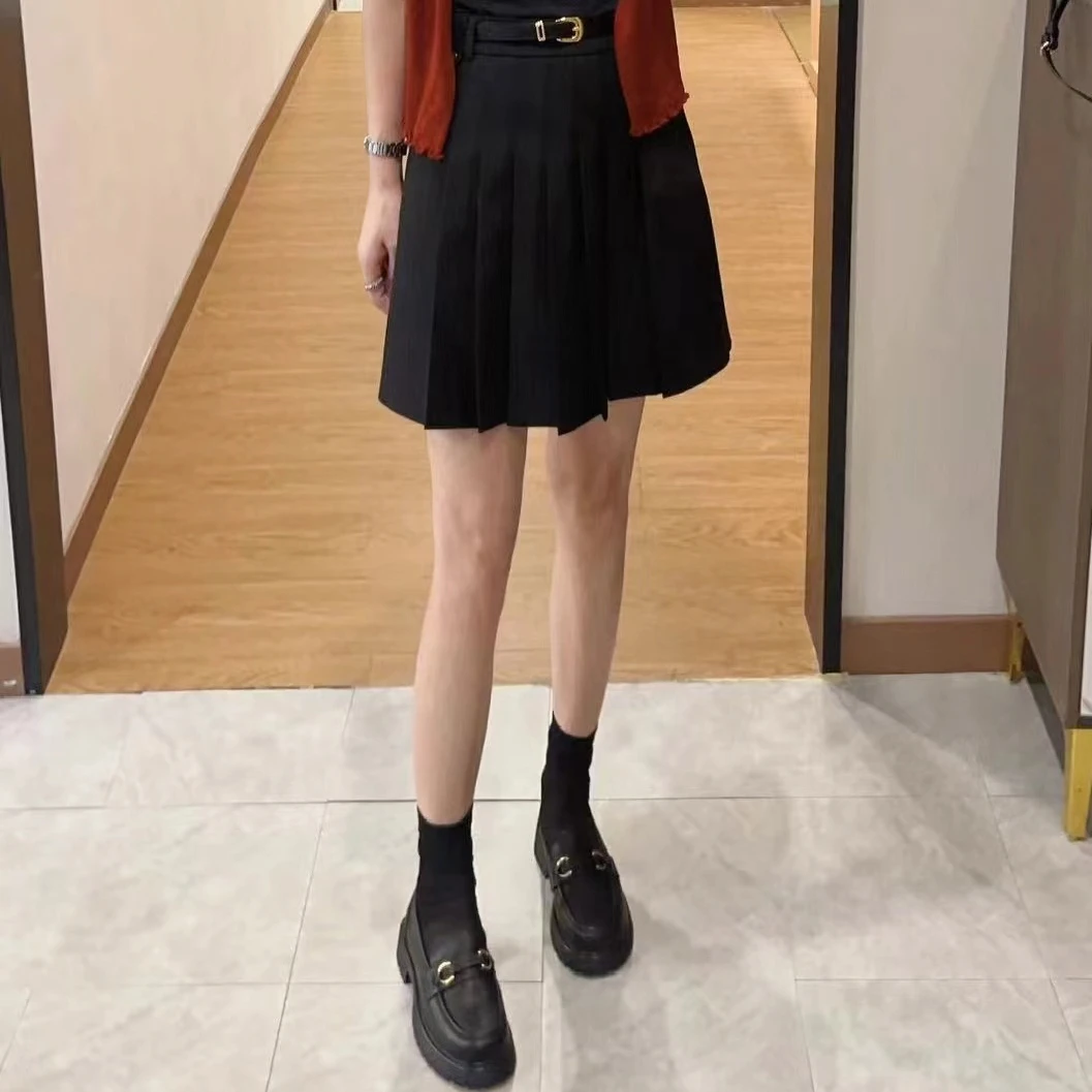 DHR COLLECTTIONS薇薇W8468【情话】时尚气质百搭显瘦黑色短裙女