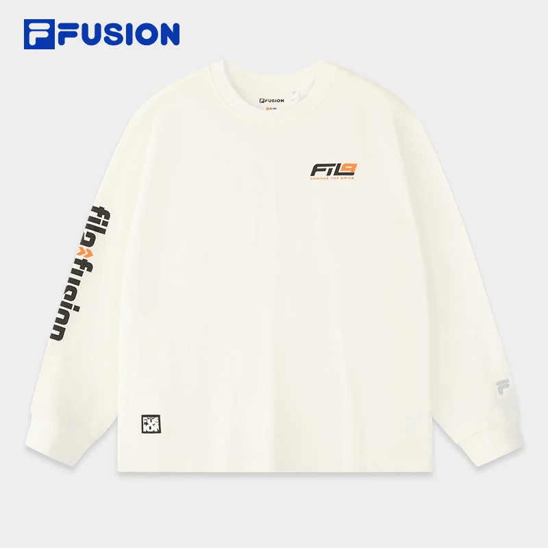 Fila/斐乐秋情侣新款【街头玩家】潮流休闲宽松长袖卫衣流光风