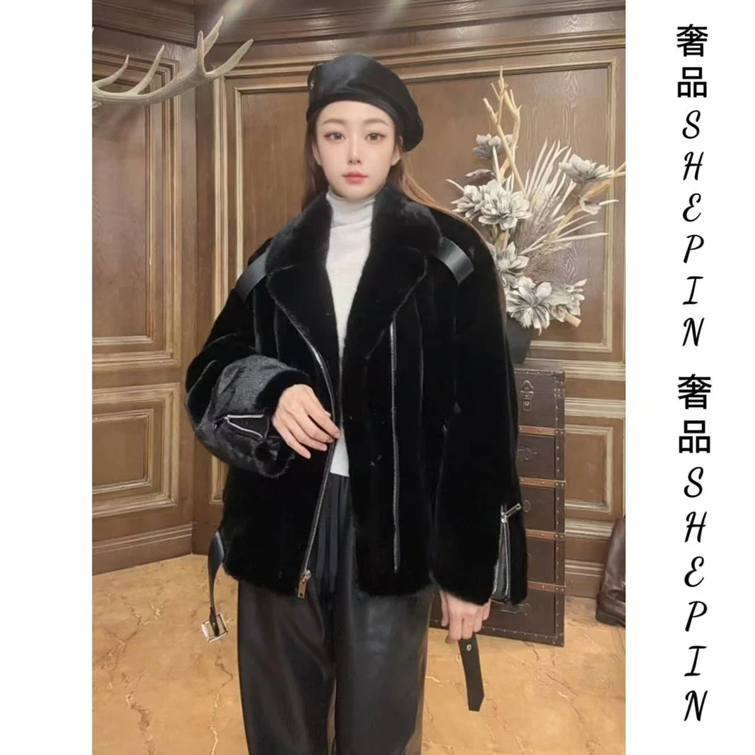 【奢品精选】24737新款精品百搭设计师款貂皮外套