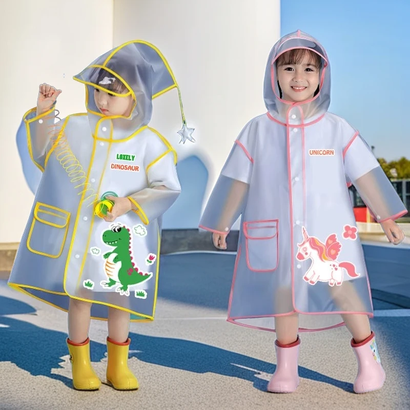 儿童雨衣男女童宝宝小学生幼儿园全身防水防暴雨雨披小孩上学专用