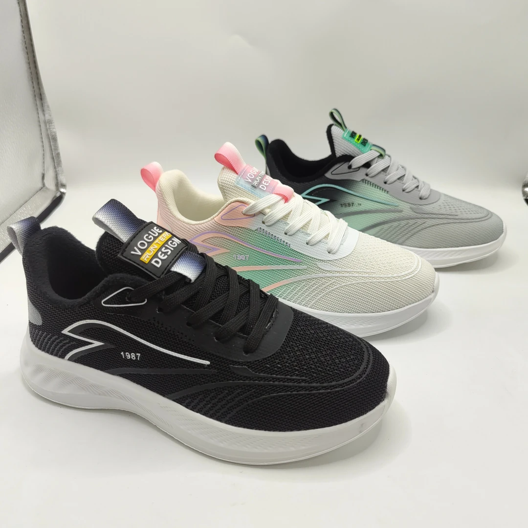 休闲跑步鞋情侣款百搭网面冬季加绒运动鞋时尚休闲飞织软底2333