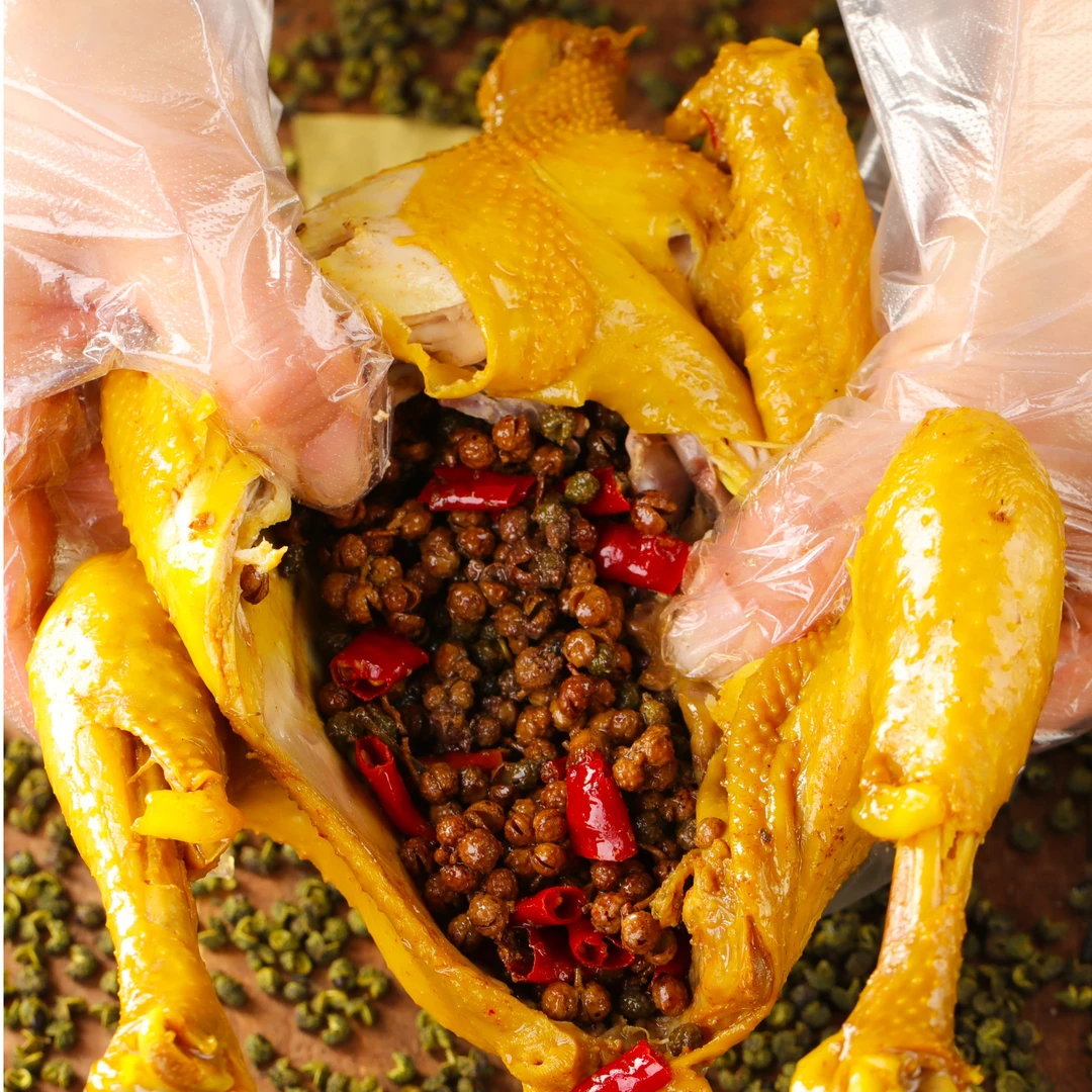 麻椒鸡五香烧鸡包邮手撕整只1000g麻椒鸡现卤现发麻辣鲜香