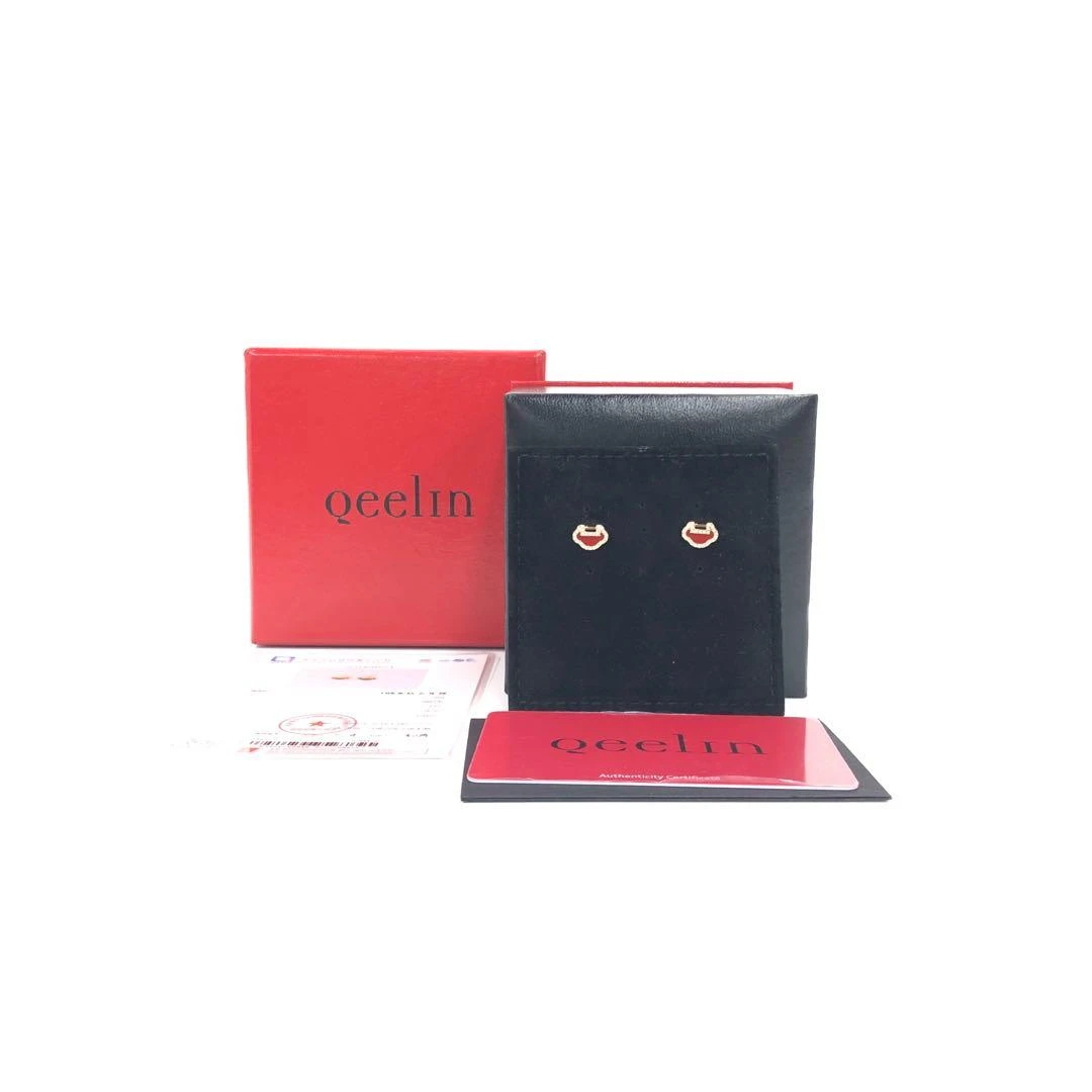 95新 麒麟/耳环/耳钉/耳夹/9113