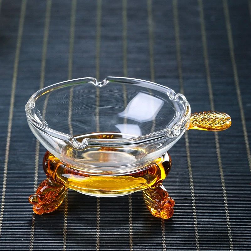 玻璃茶漏茶道日式茶叶过滤纱网滤茶器高硼硅公道杯分茶器超细茶虑